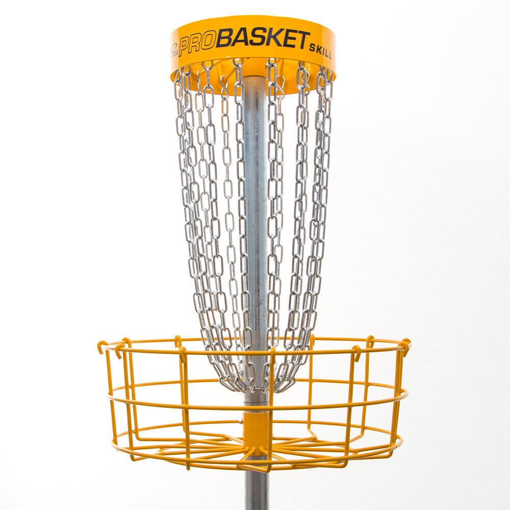 Latitude 64 ProBasket Skill Disc Golf Basket - Yellow