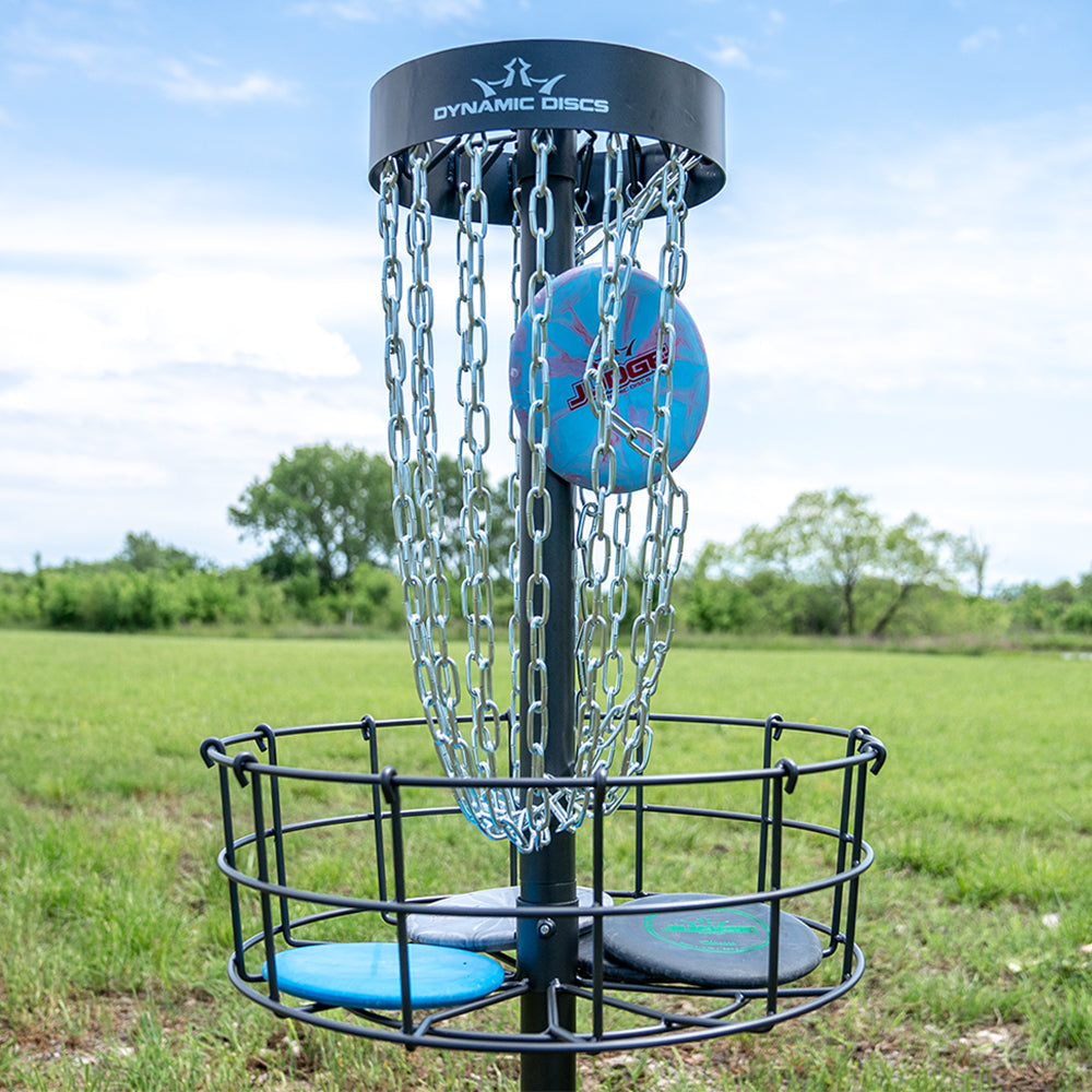 Dynamic Discs Marksman Disc Golf Basket - Gunmetal